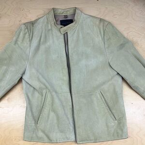 Banana Republic Suede Motorcyle Collar Jacket